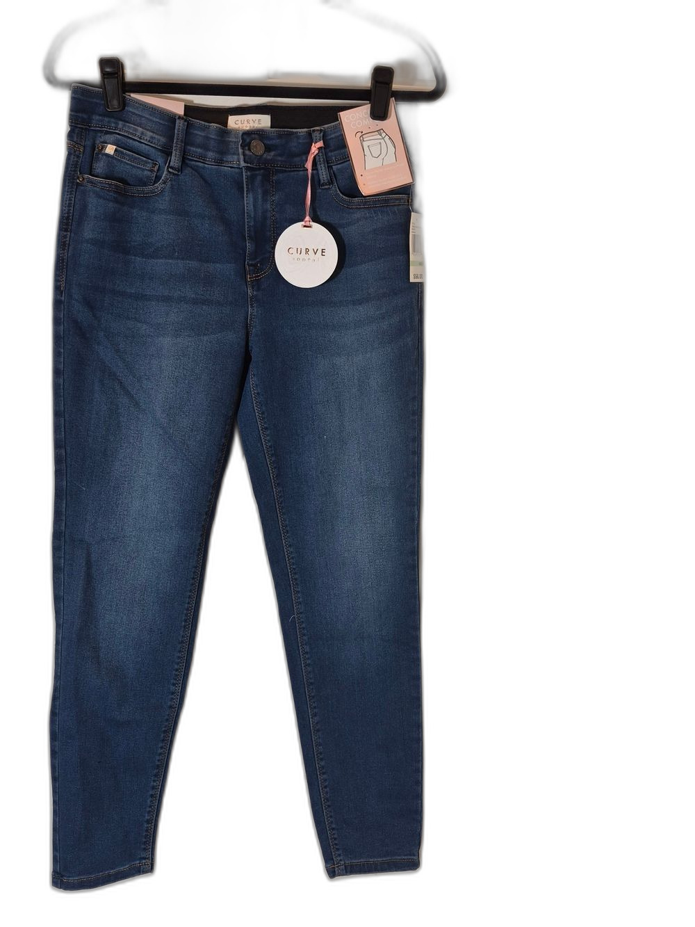 Curve Brand Women’s Skinny Jeans in Dark Blue